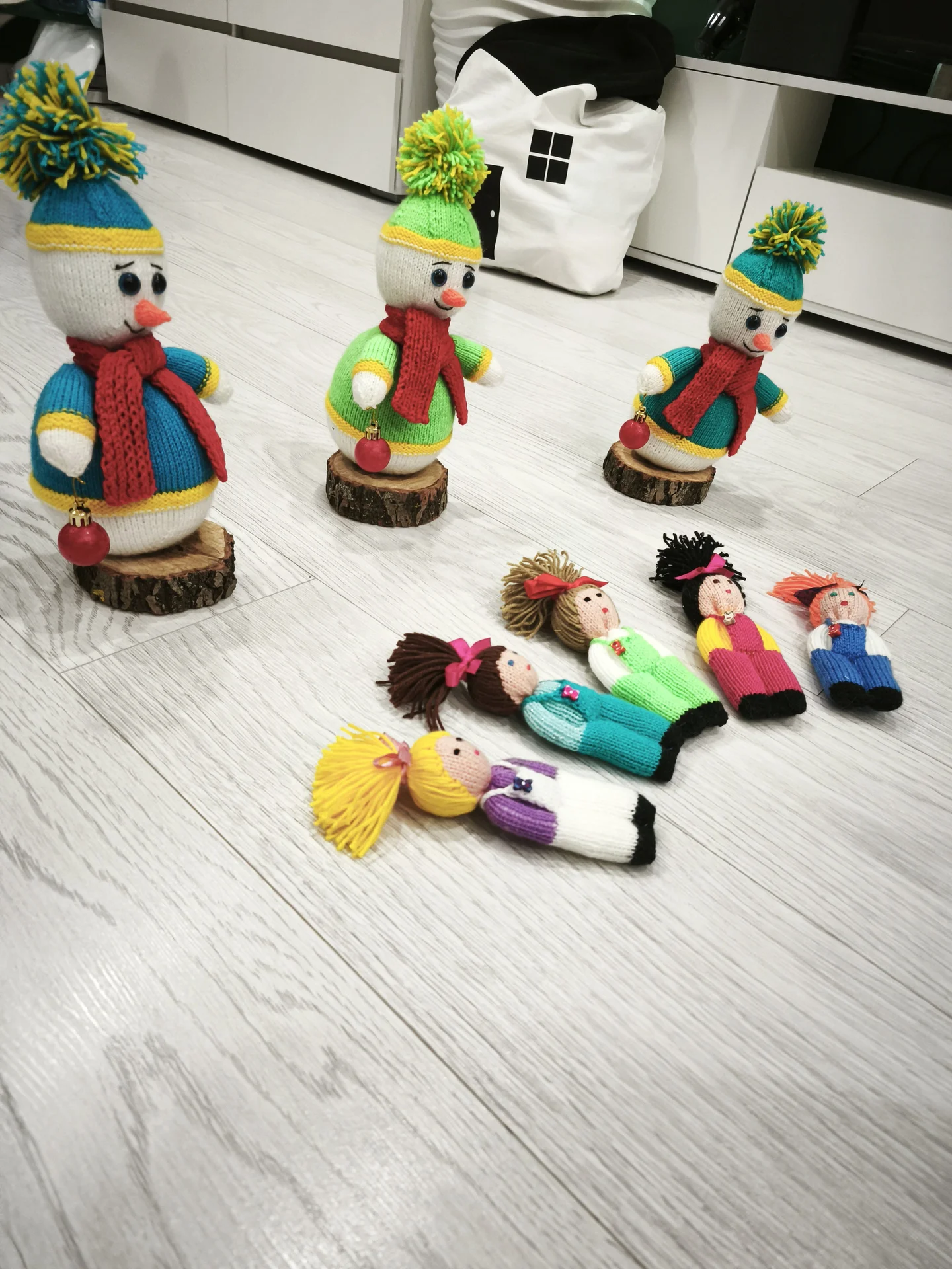 Вязаные игрушки ручной работы - миниатюра 3
