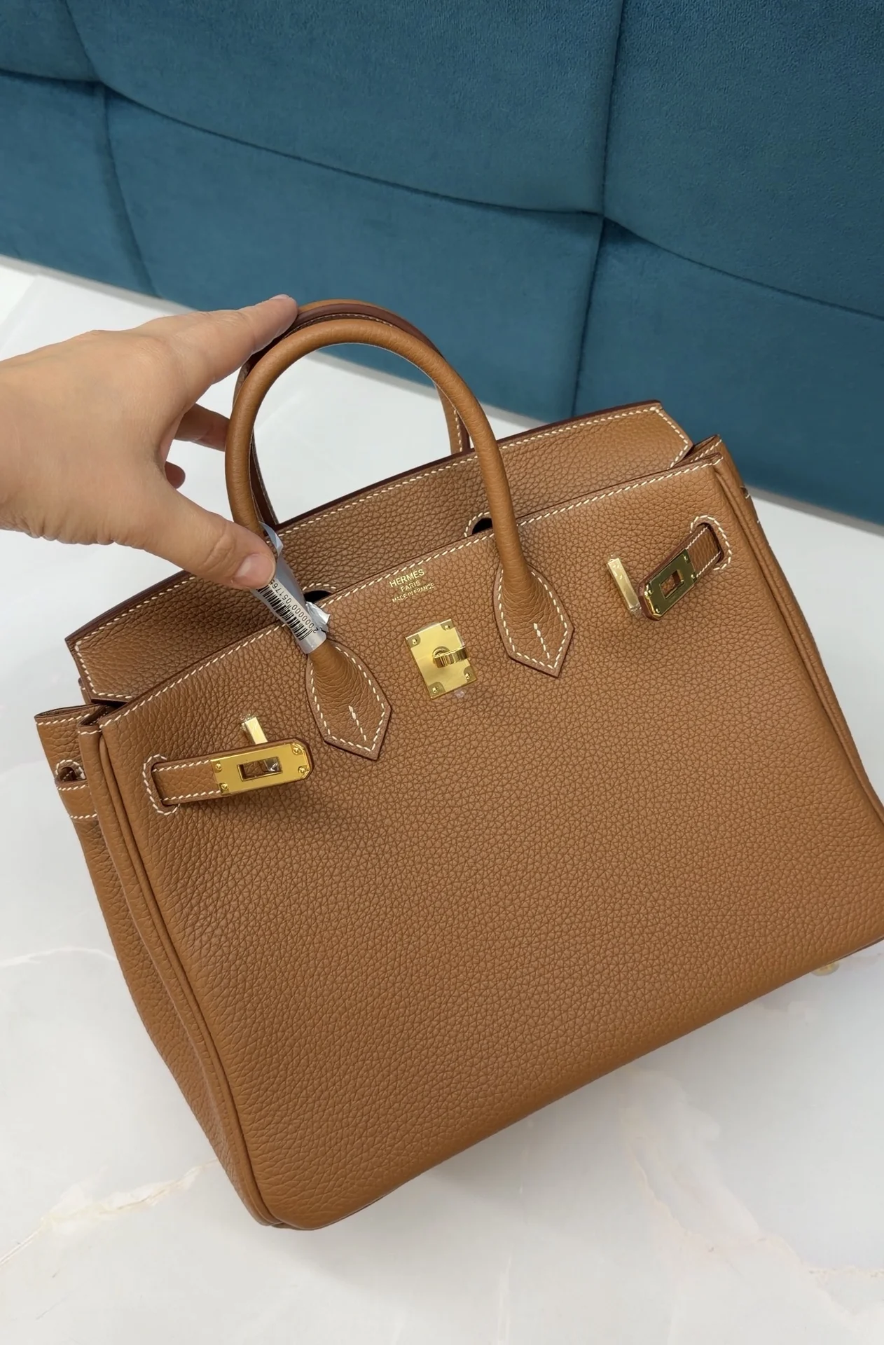Сумка Hermes Birkin 25 Gold - изображение 1