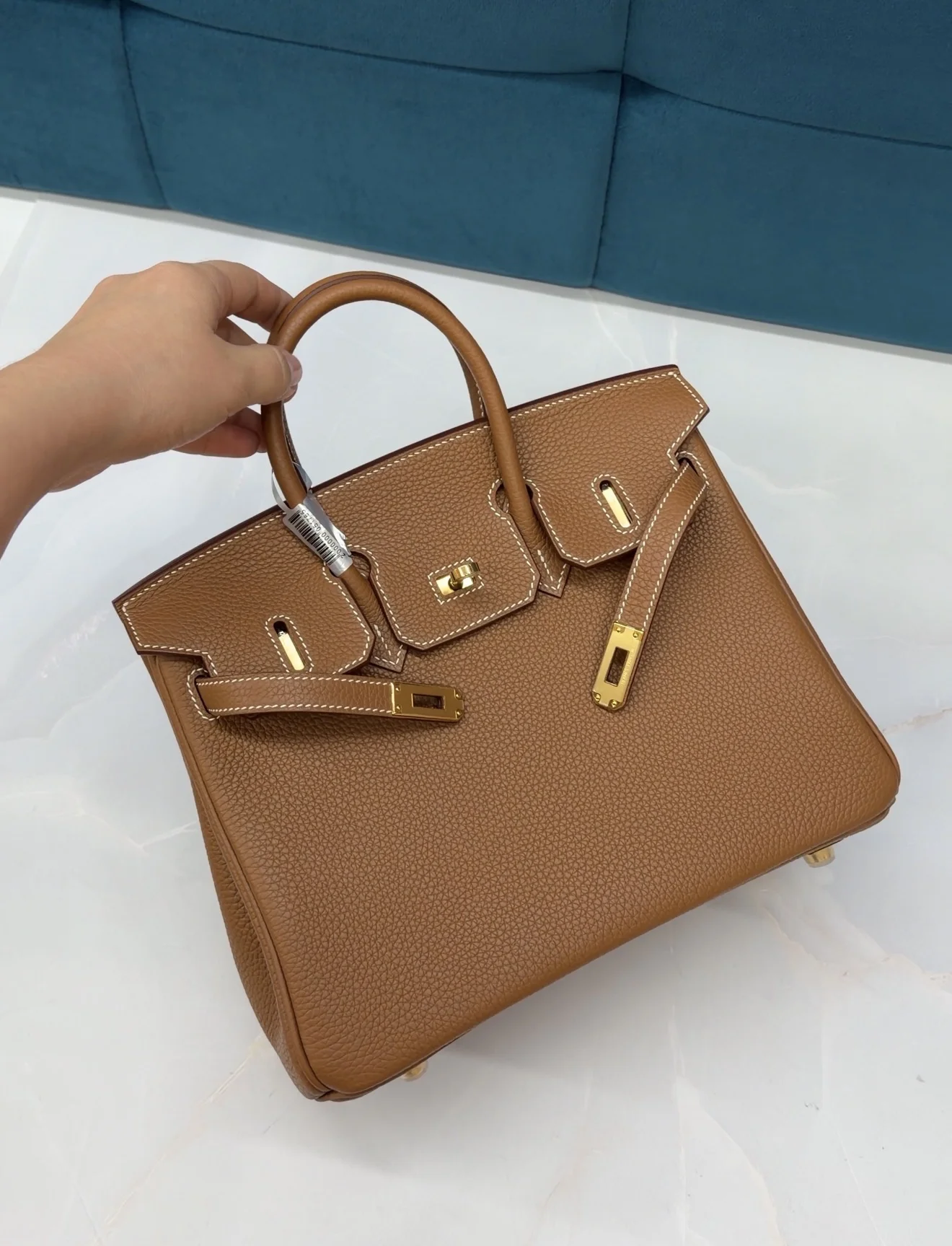 Сумка Hermes Birkin 25 Gold - миниатюра 2