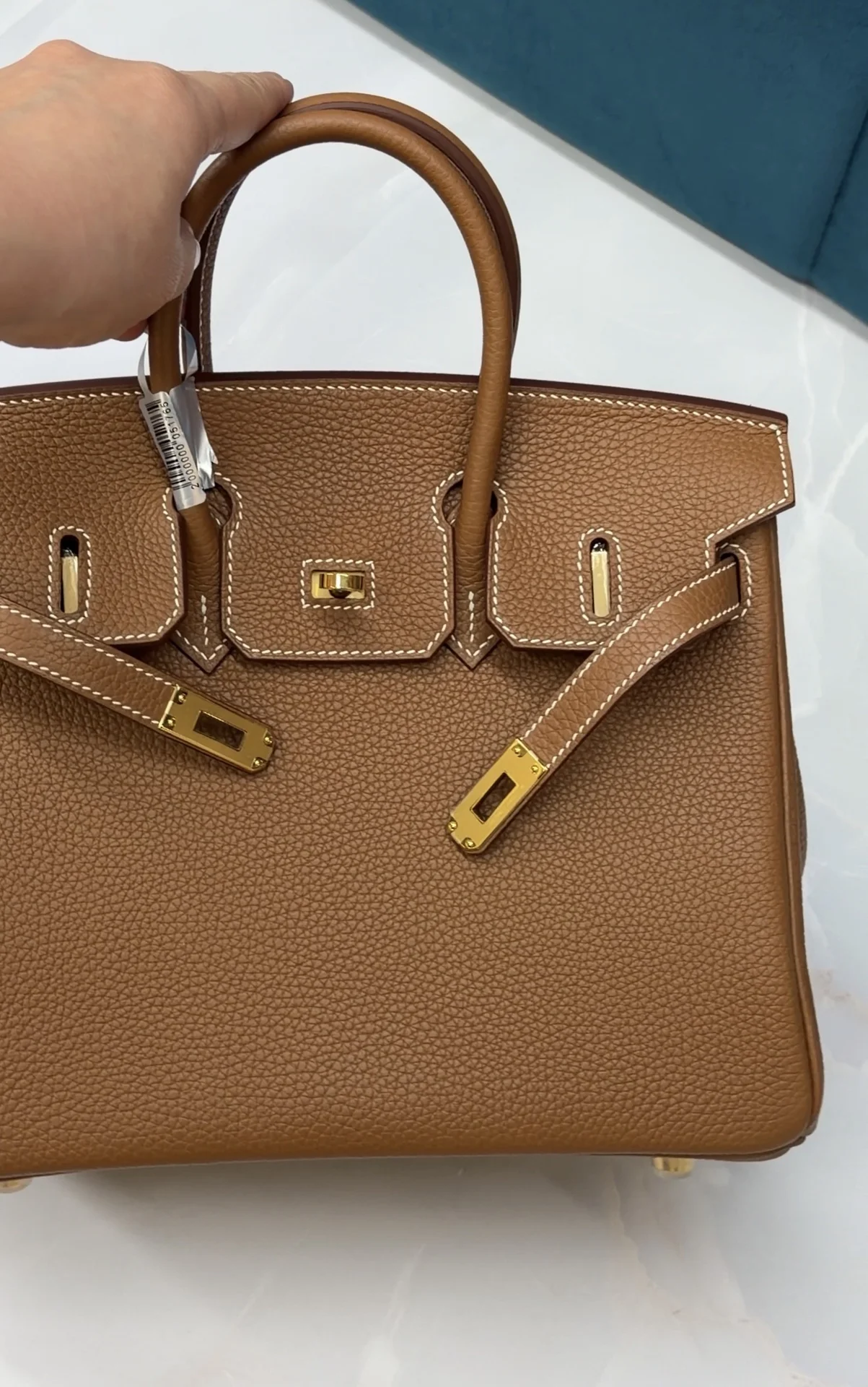 Сумка Hermes Birkin 25 Gold - миниатюра 4