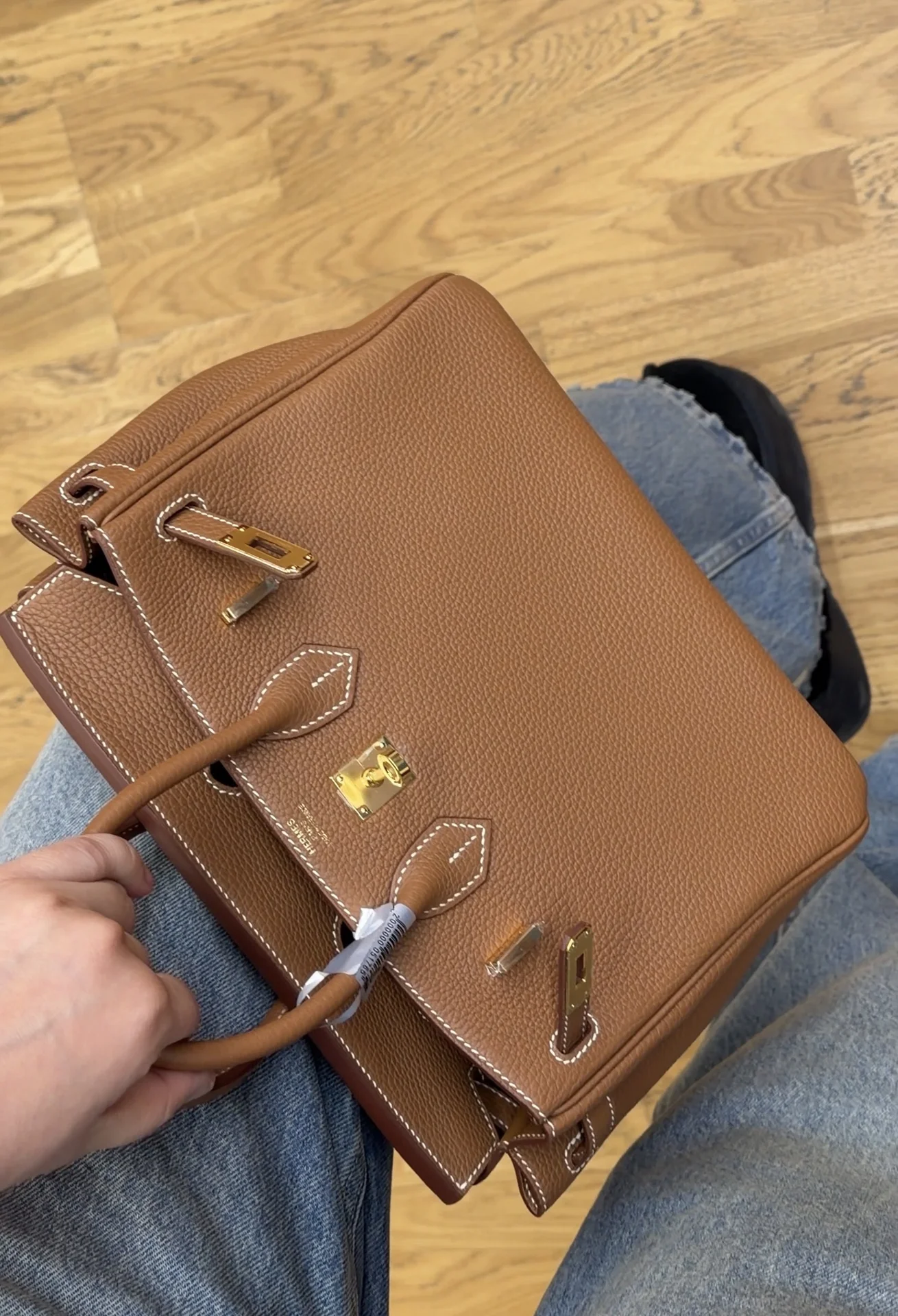 Сумка Hermes Birkin 25 Gold - миниатюра 5