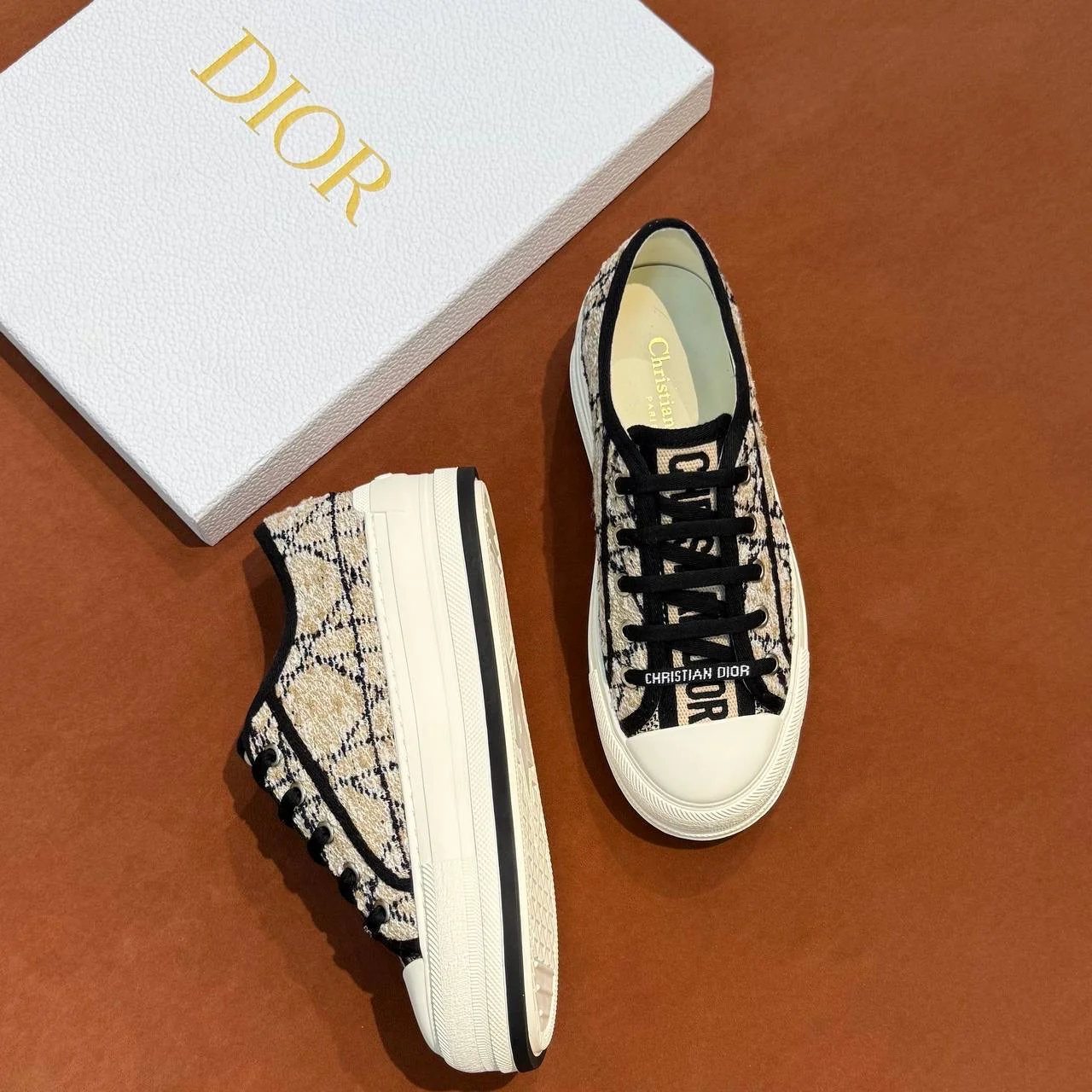 Кеды Dior на платформе - миниатюра 2