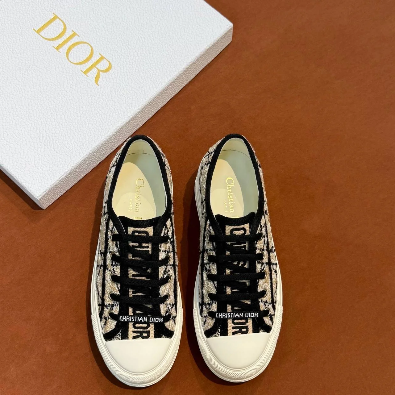 Кеды Dior на платформе - миниатюра 4