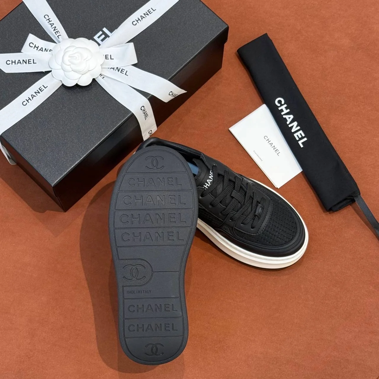 Кроссовки Chanel на платформе - миниатюра 6