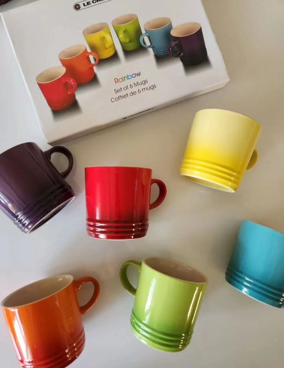 Набор керамических чашек Le creuset 350мл - миниатюра 6