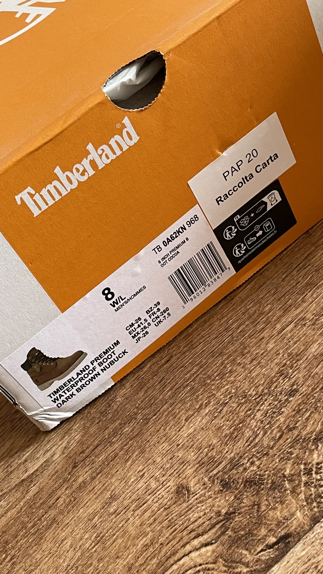 Timberland ботинки мужские ориджинал - миниатюра 6