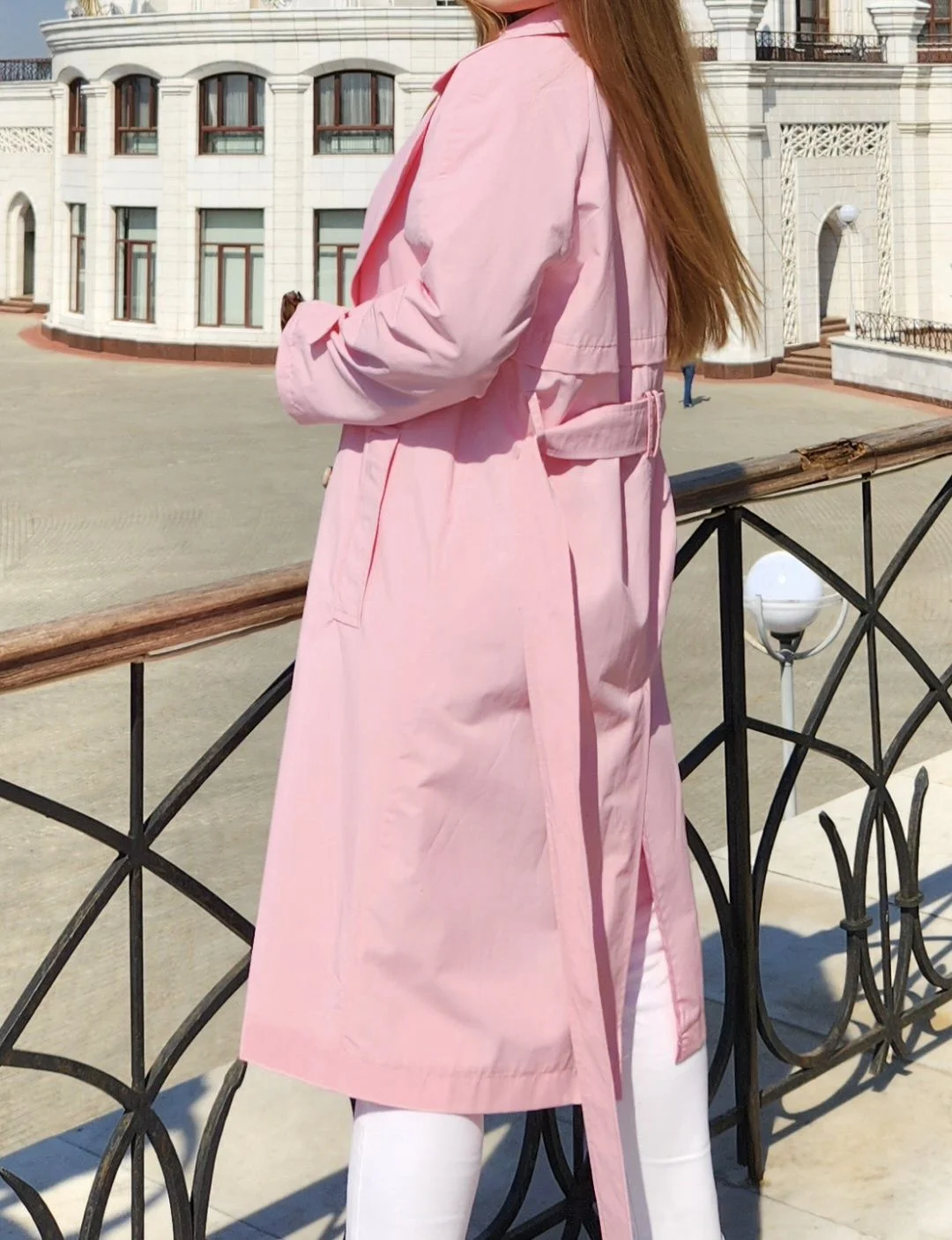 Плащ тренч женский Bershka s - миниатюра 2