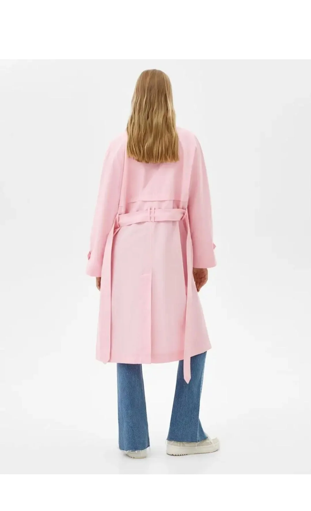 Плащ тренч женский Bershka s - миниатюра 5