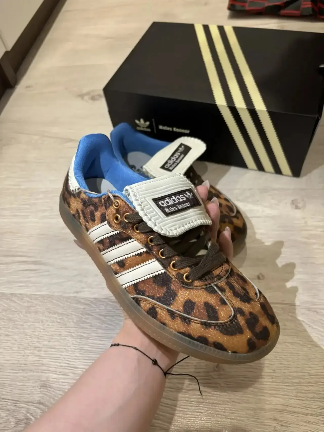 Кроссовки Adidas Samba Pony Wales Bonner «Leopard» - миниатюра 2