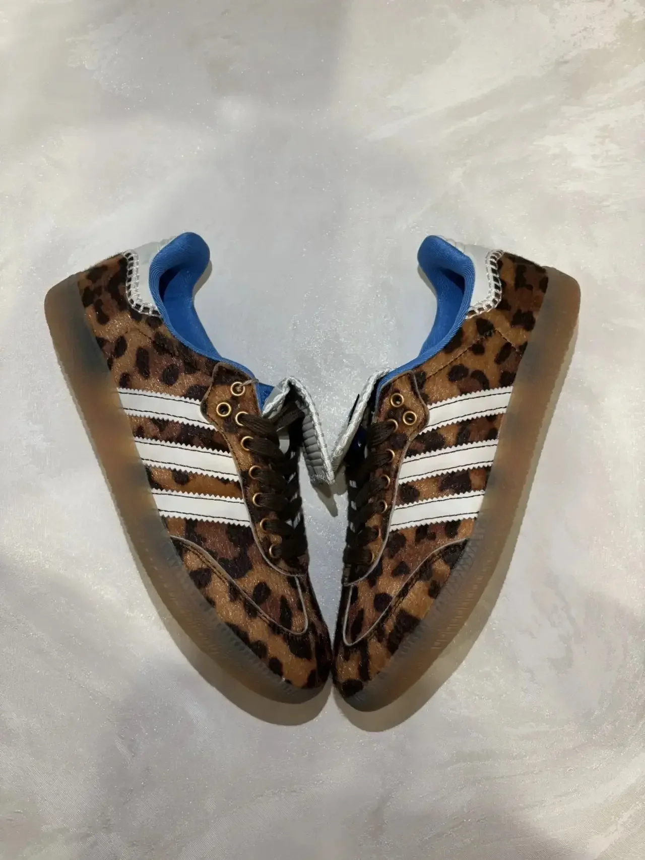 Кроссовки Adidas Samba Pony Wales Bonner «Leopard» - миниатюра 4