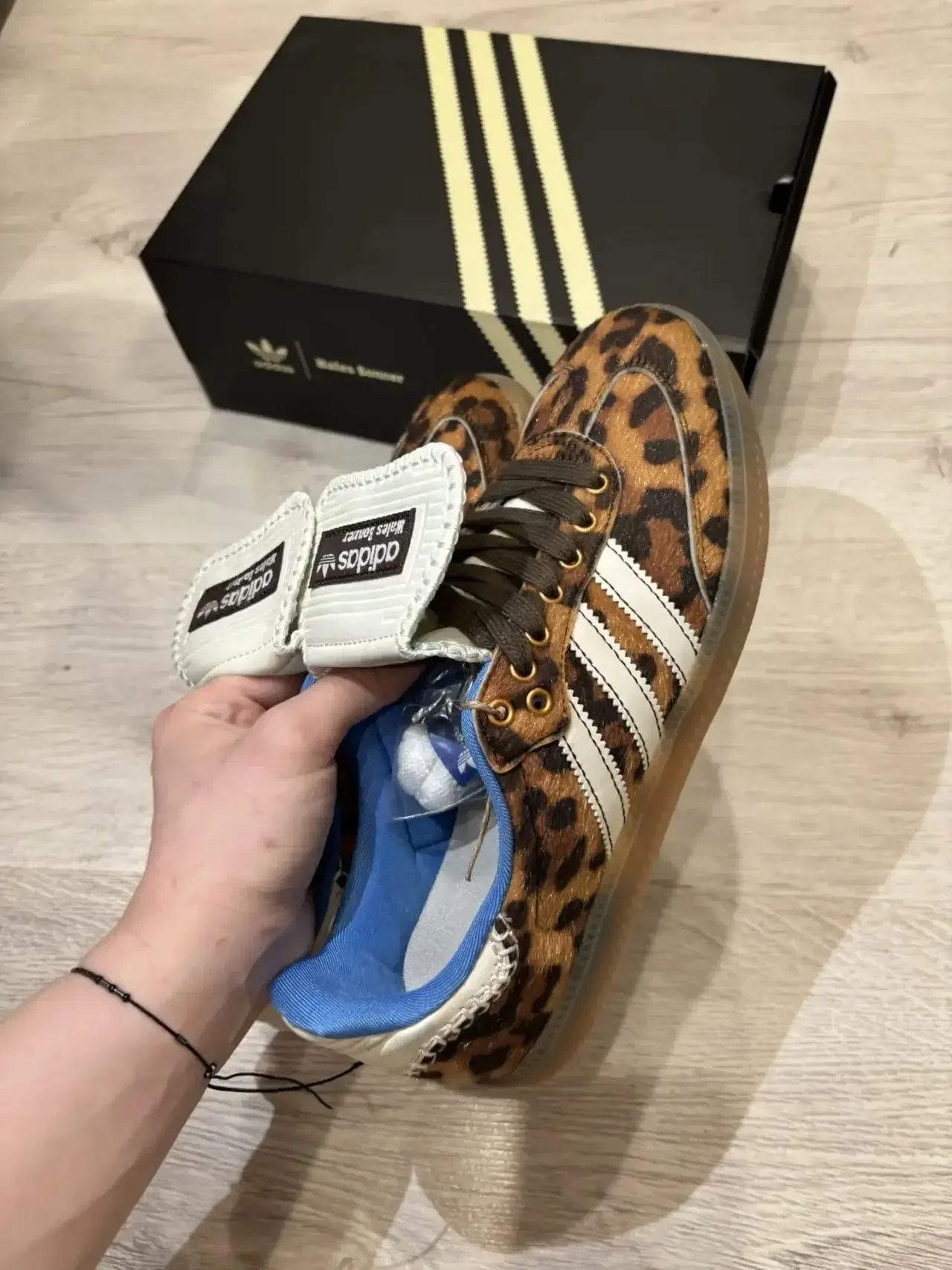 Кроссовки Adidas Samba Pony Wales Bonner «Leopard» - миниатюра 5
