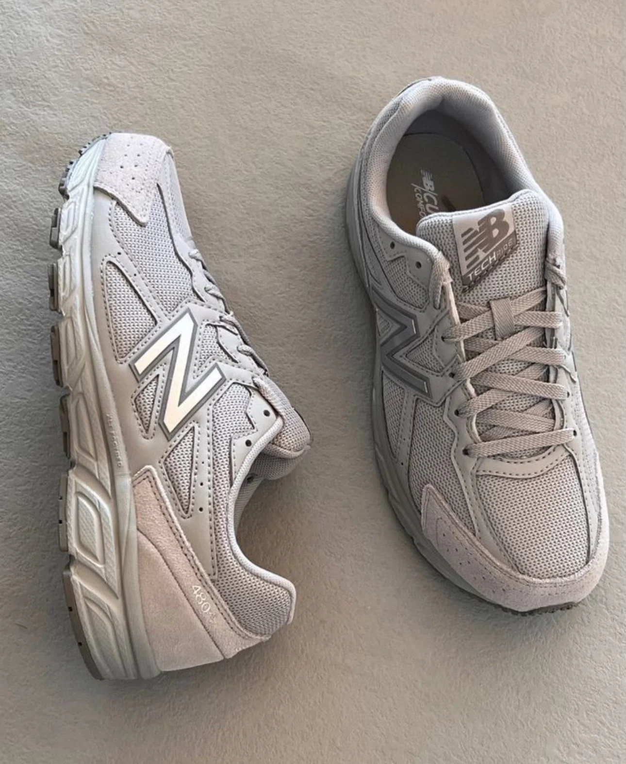 NEW BALANCE 480 серого цвета новые оригинал - миниатюра 2