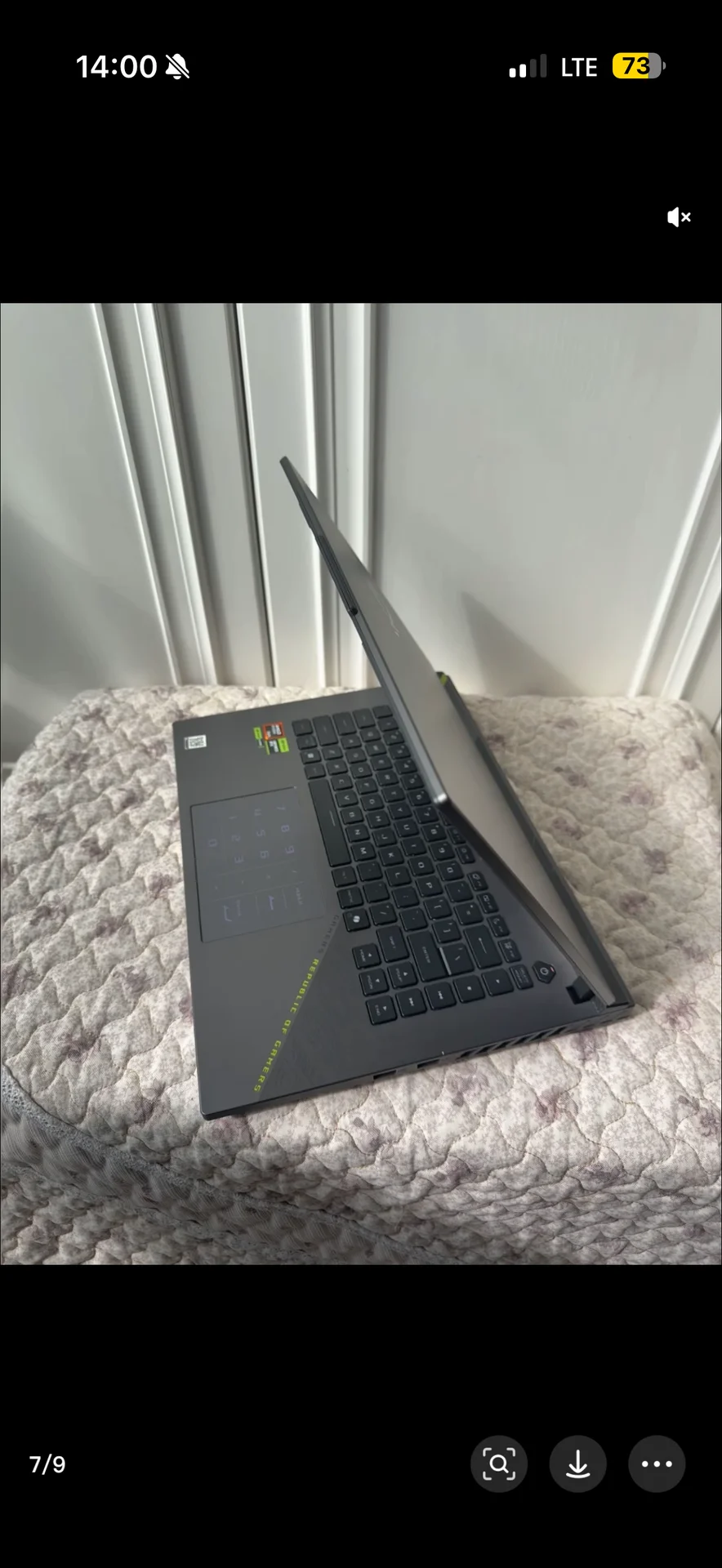 Ноутбук рог Asus r9-9955hx 5070 - миниатюра 4