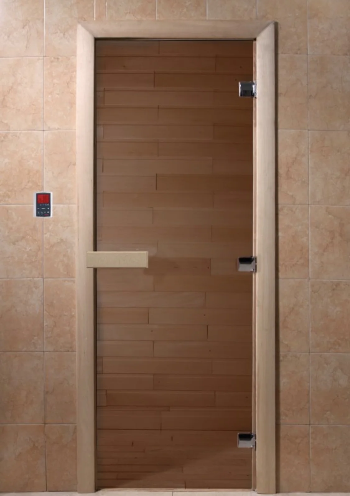 Дверь для бани и сауны DoorWood стекло - миниатюра 2