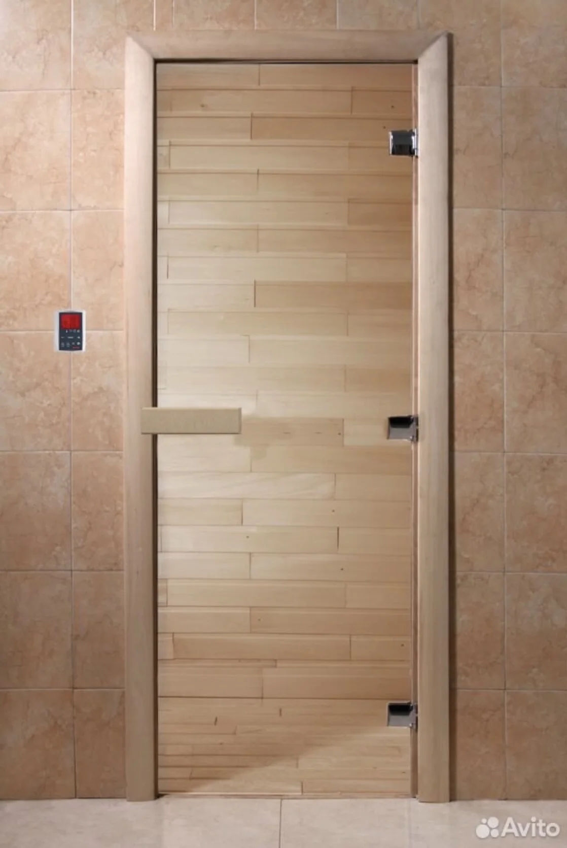 Дверь для бани и сауны DoorWood стекло - миниатюра 3