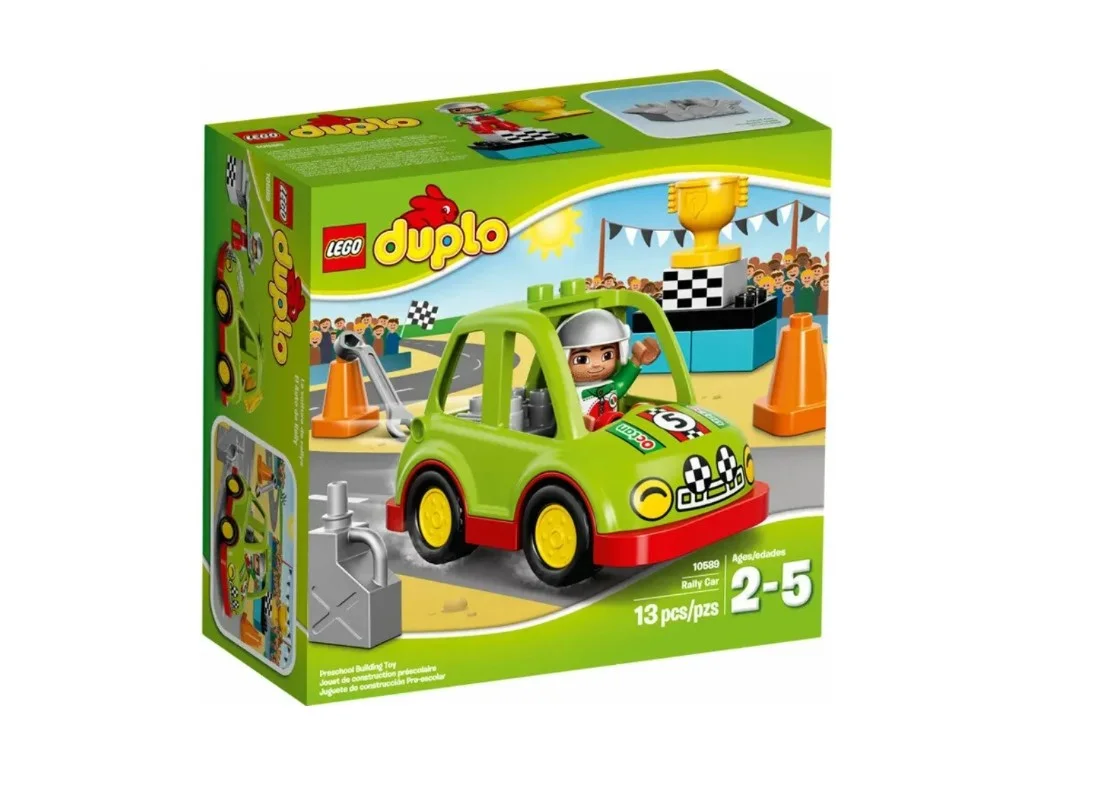 Lego duplo Гоночный автомобиль конструктор - миниатюра 2