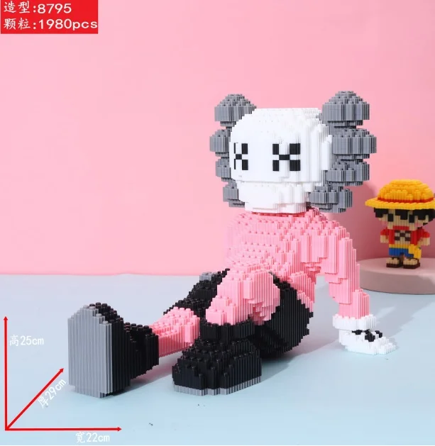 Конструктор 3D большой / KAWS. Новый - изображение 1