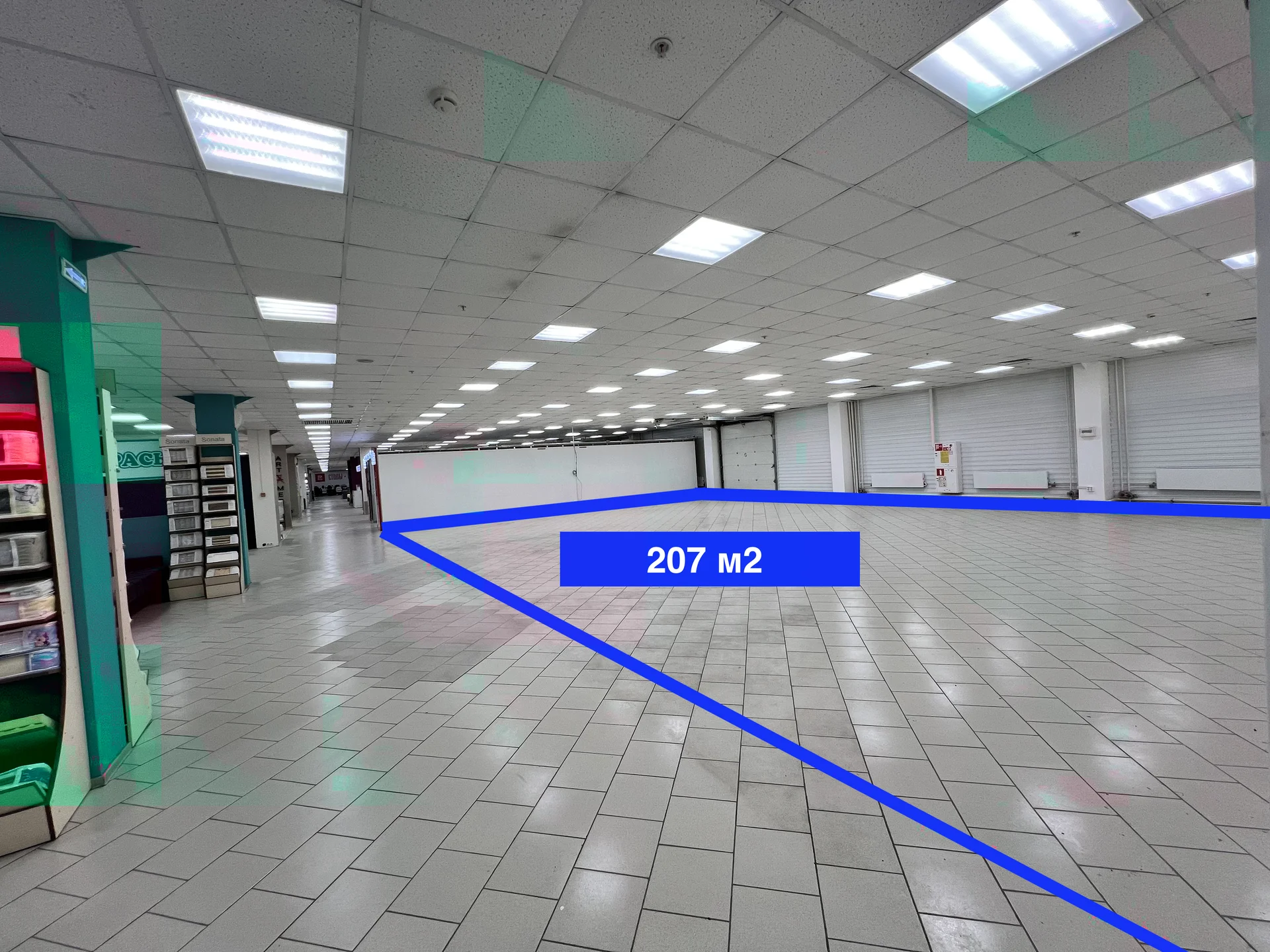 Торговая площадь 207 м² в мебельной галерее ТЦ Континент - изображение 1