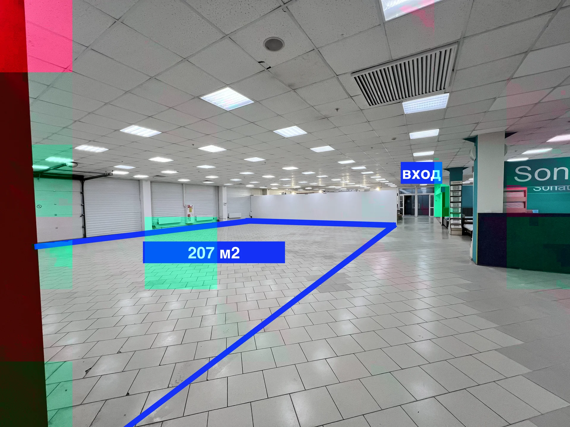 Торговая площадь 207 м² в мебельной галерее ТЦ Континент - миниатюра 2