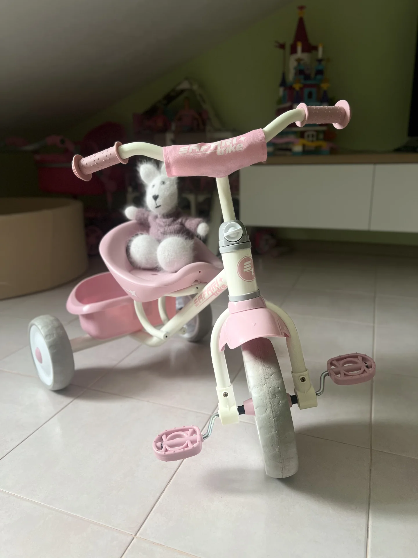 Велосипед трехколесный safari trike, розовый - миниатюра 2