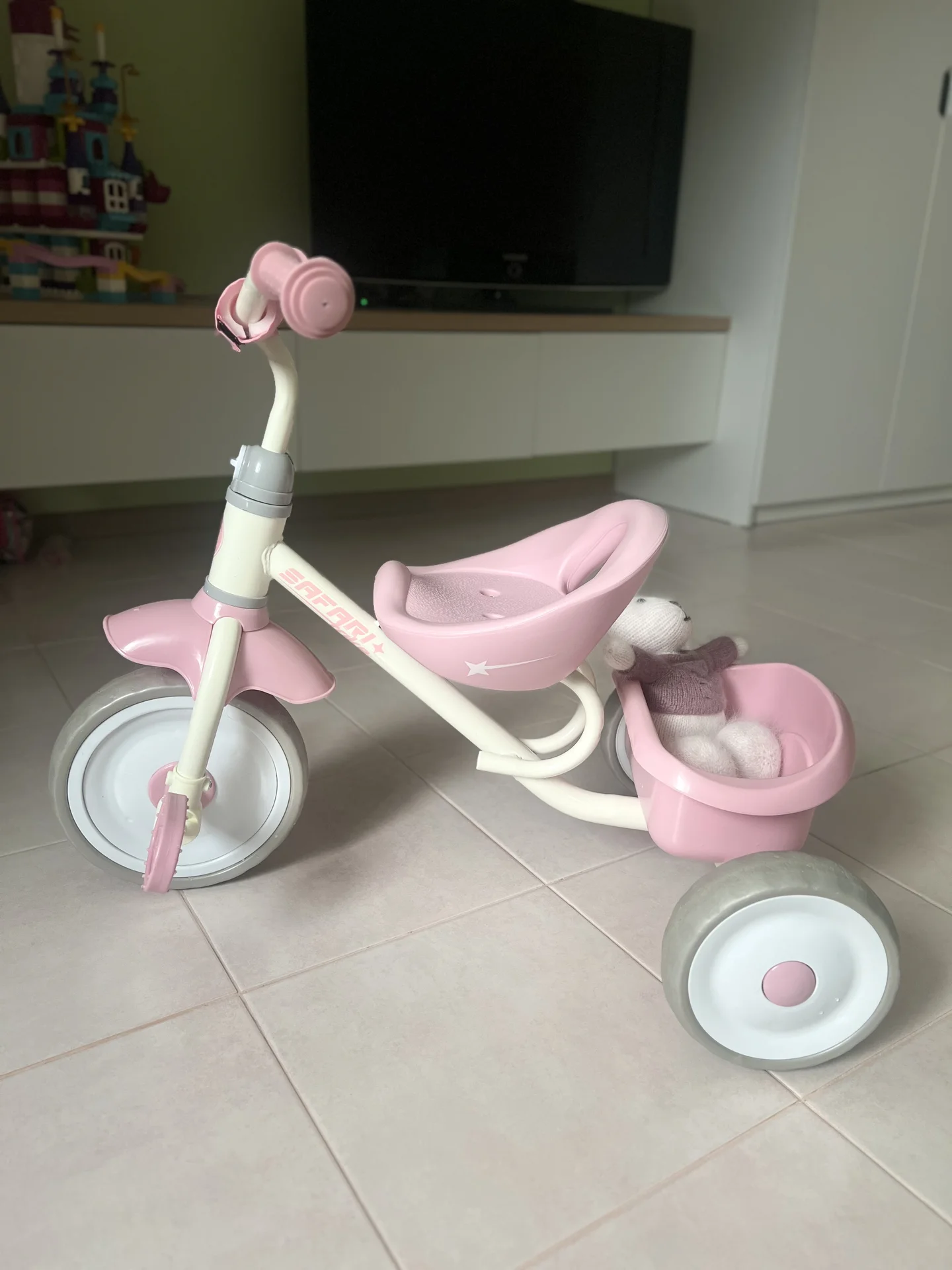 Велосипед трехколесный safari trike, розовый - миниатюра 3