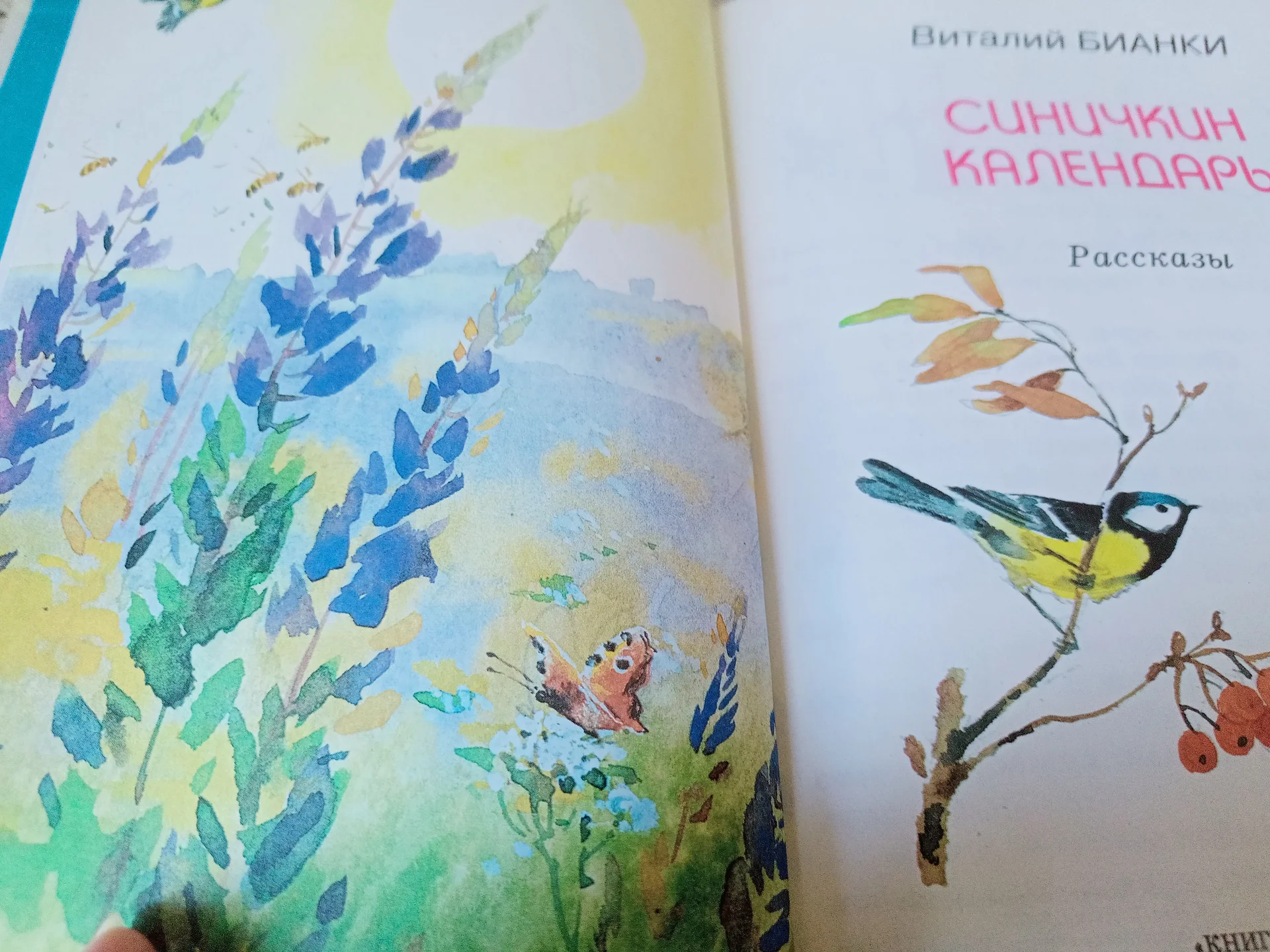 Книга Синичкин календарь В.Бианки - миниатюра 2