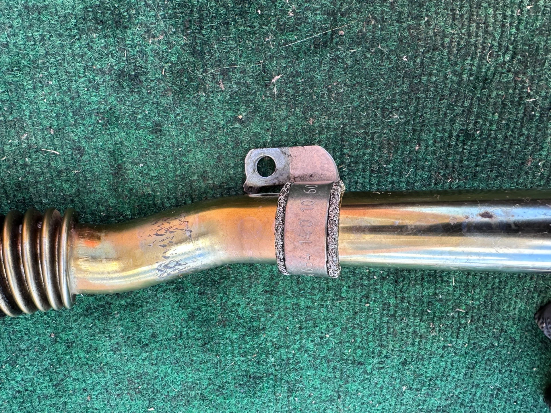 Трубка рециркуляции EGR Mercedes OM654 (A6541401060) GLB 200d - миниатюра 4