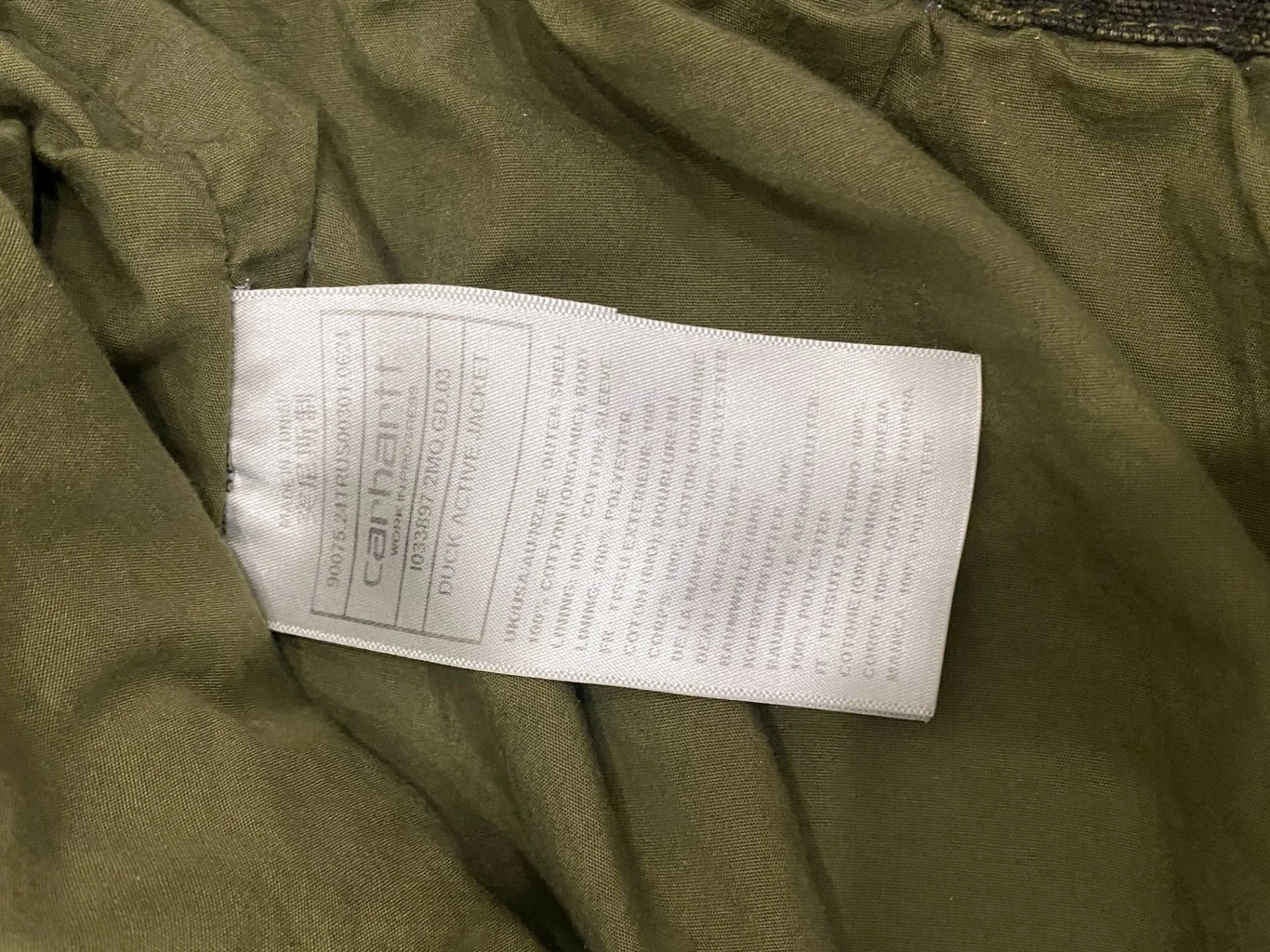 Куртка Carhartt WIP Duck Active jacket - миниатюра 5