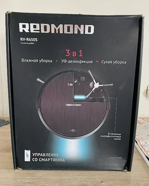 Робот пылесос redmond rv r650s - миниатюра 2