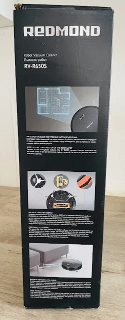 Робот пылесос redmond rv r650s - миниатюра 4