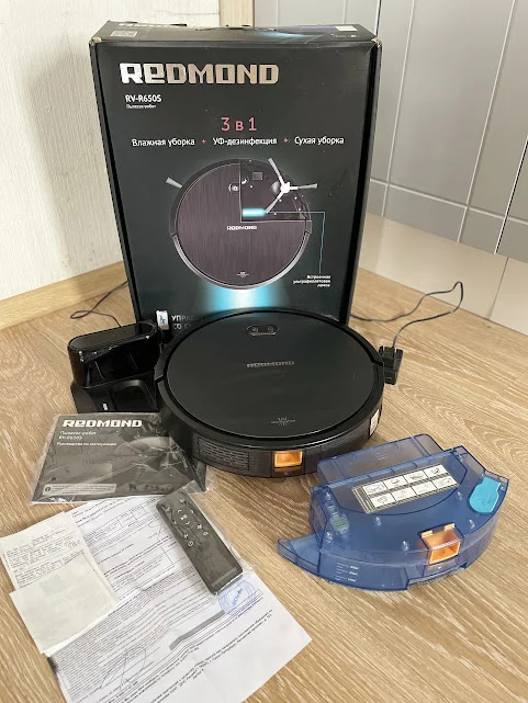 Робот пылесос redmond rv r650s - миниатюра 5