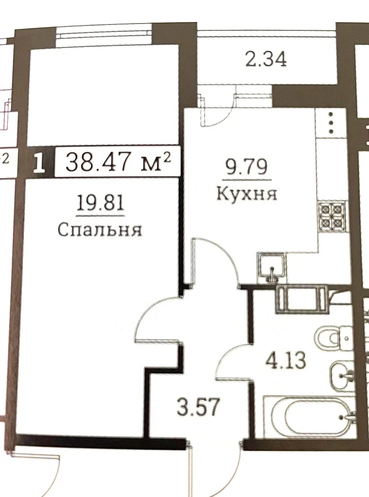 Аренда в ЖК "Урбанист" в новом ультрасовременном доме. - миниатюра 24