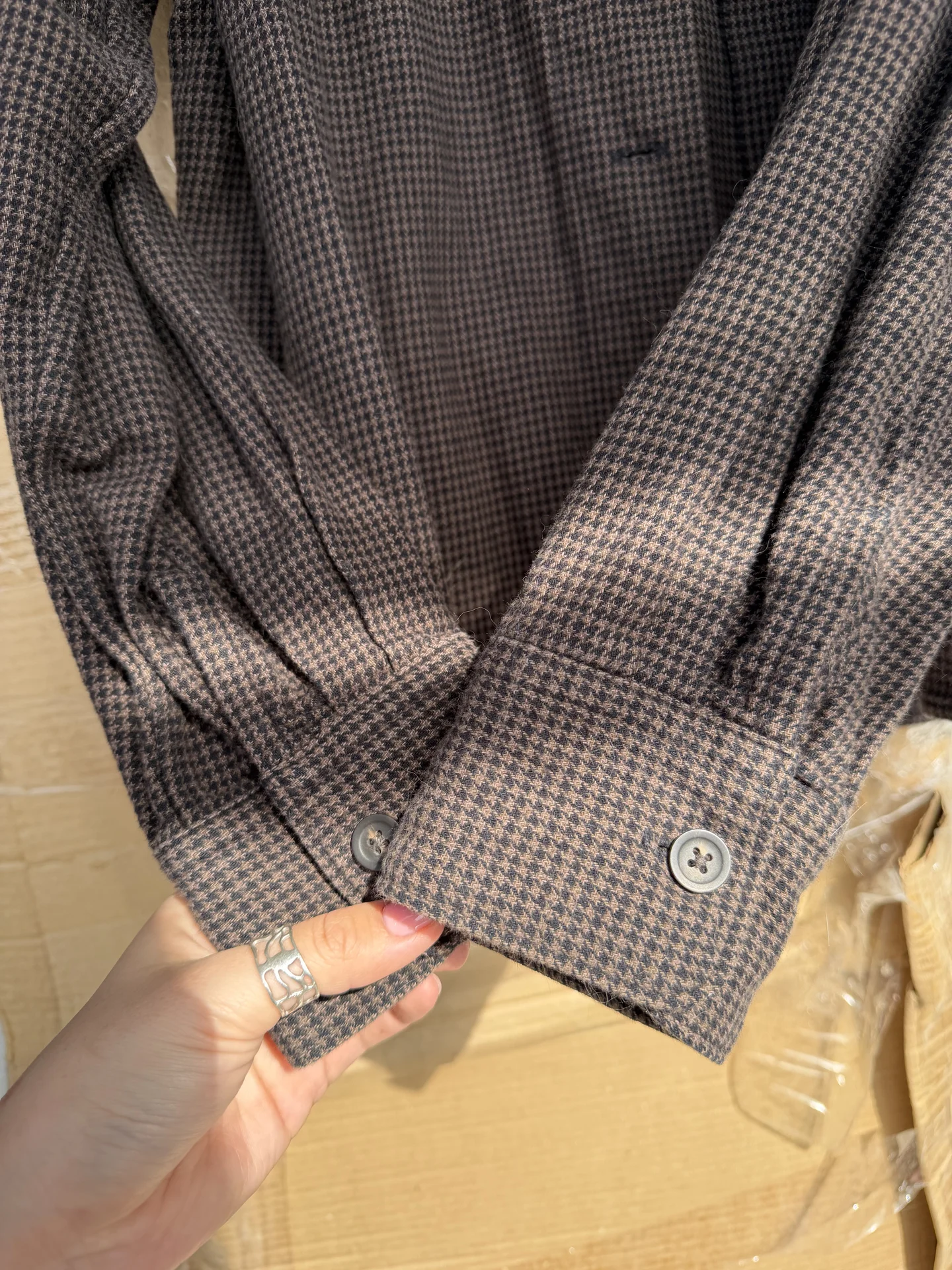 Фланелевая рубашка Uniqlo - миниатюра 3