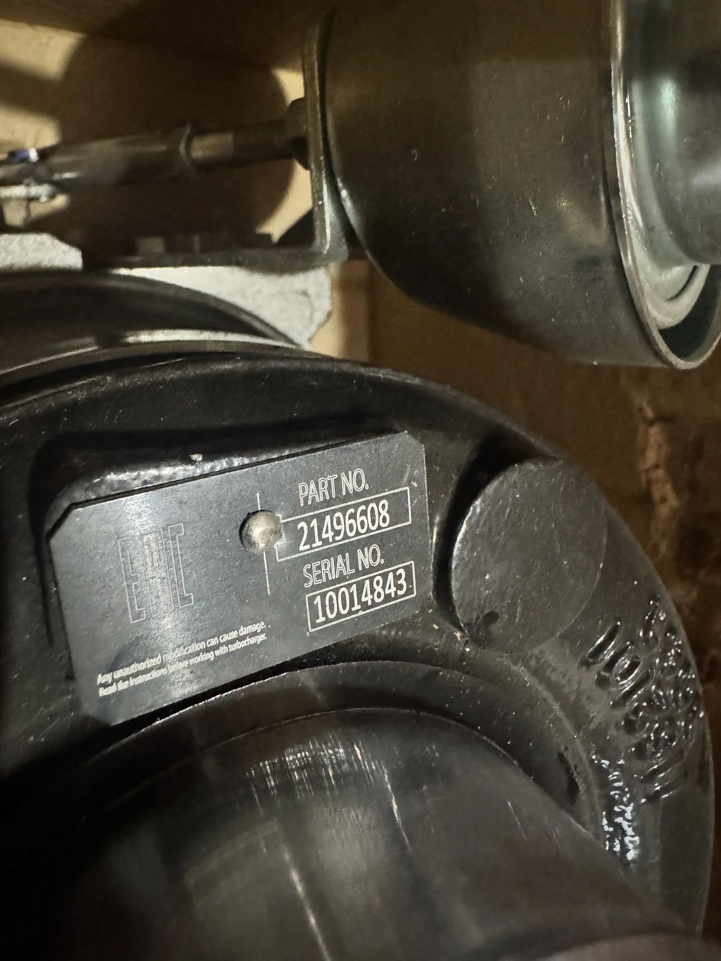 Турбина Volvo BL61 BL71 21496608 - миниатюра 3