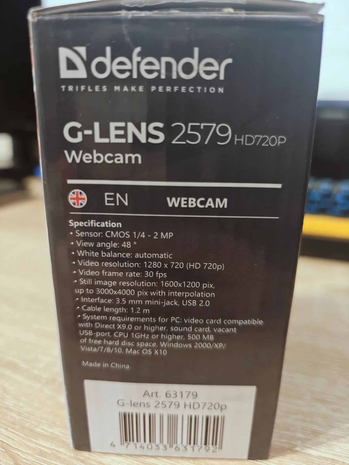 Web-камера Defender G-Lens 2579, 720p - миниатюра 3