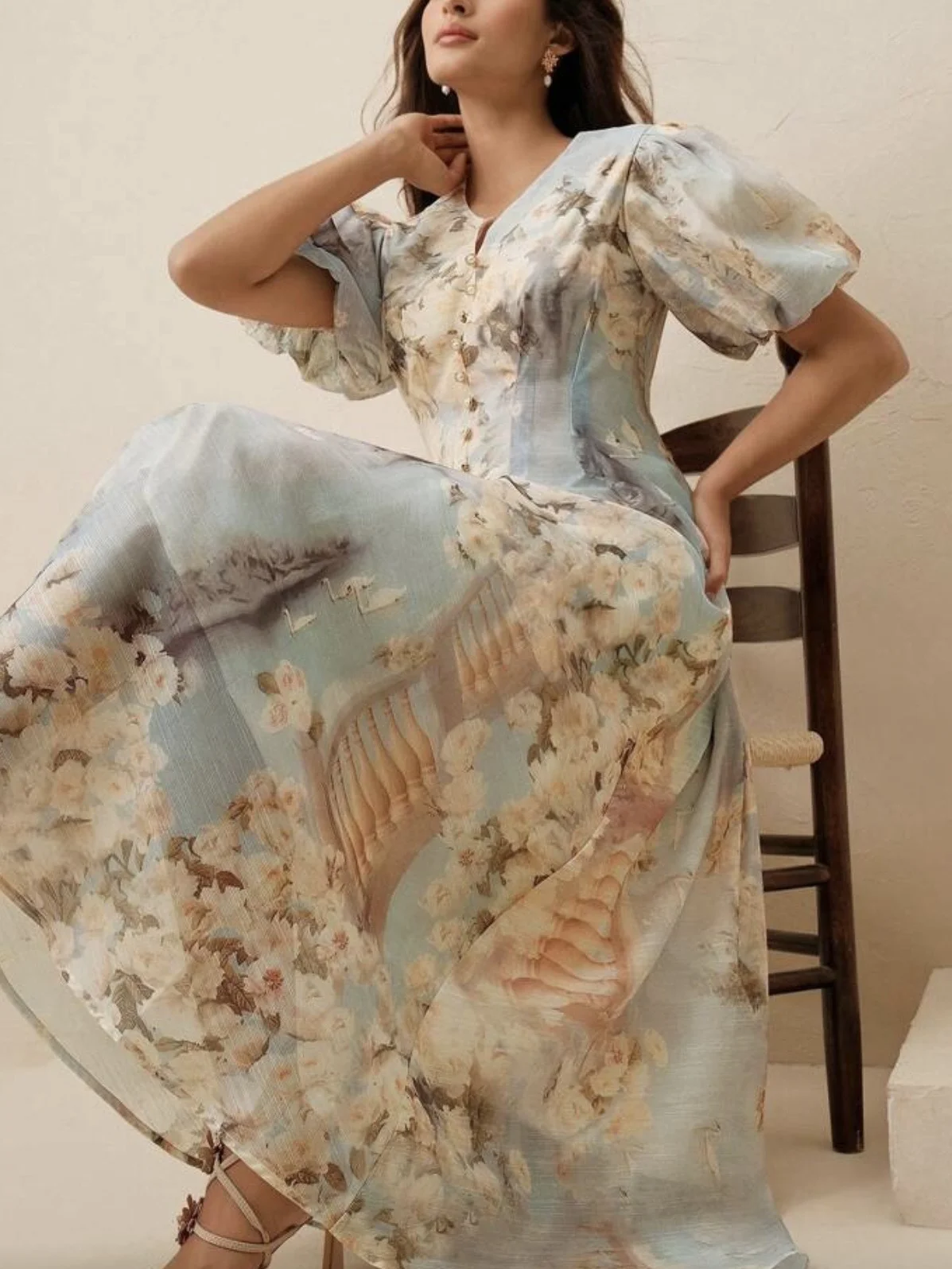 Платье в стиле Zimmermann - миниатюра 4