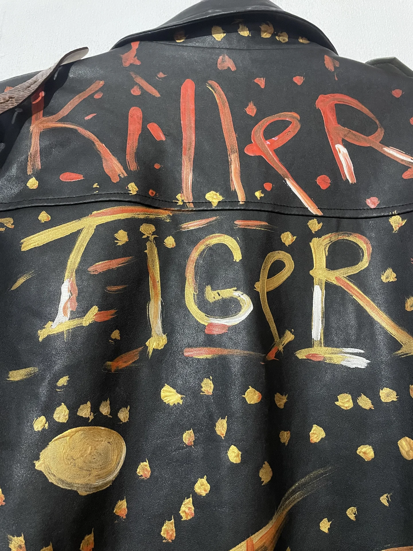 Куртка upcycle Killer эко кожа - миниатюра 6