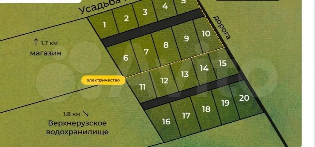 Участок 10 сот. (ИЖС) - миниатюра 3