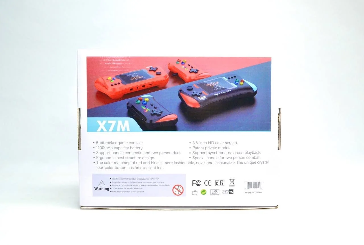 Карманная игровая приставка Sup Game Box X7M 500-in-1 - миниатюра 4