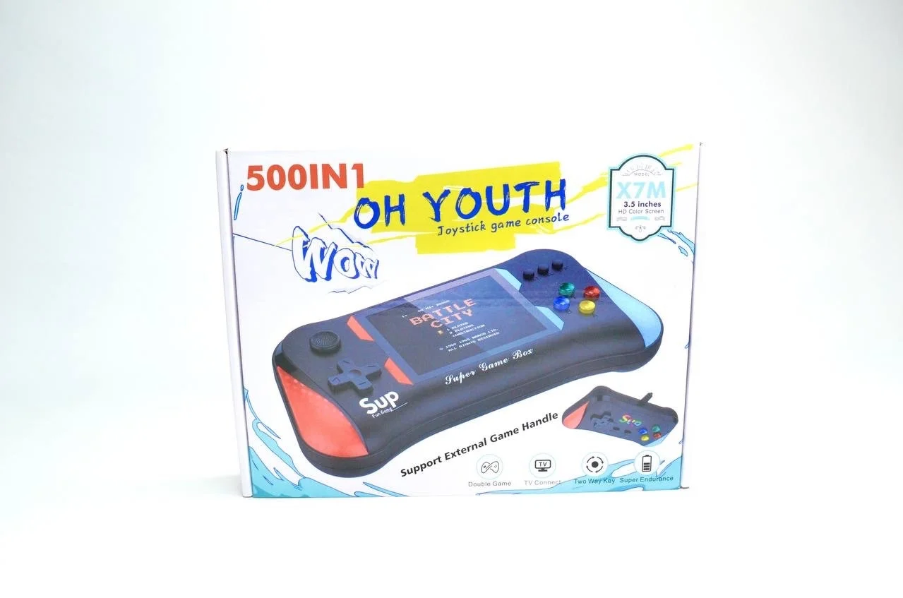 Карманная игровая приставка Sup Game Box X7M 500-in-1 - миниатюра 5
