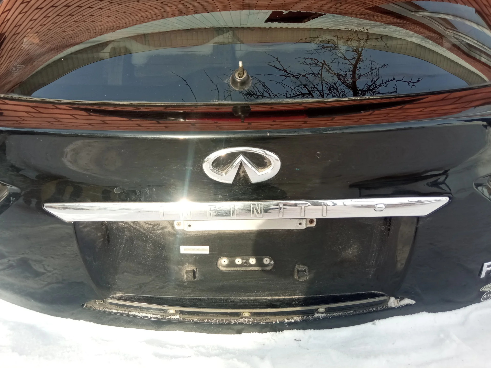 Крышка (дверь) багажника Infiniti FX - миниатюра 5
