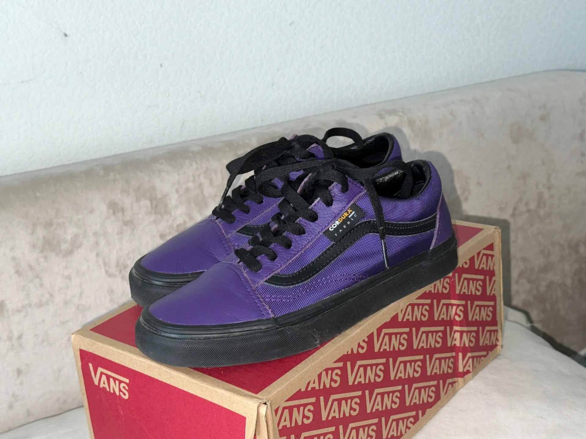 Кеды vans Old Skool (Cordura) Violetindigo оригинал - миниатюра 2