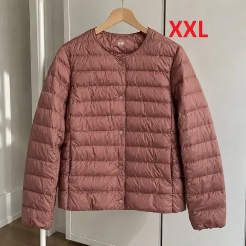 Uniqlo Женская ультралегкая Пуховая Куртка XXL. Европа
