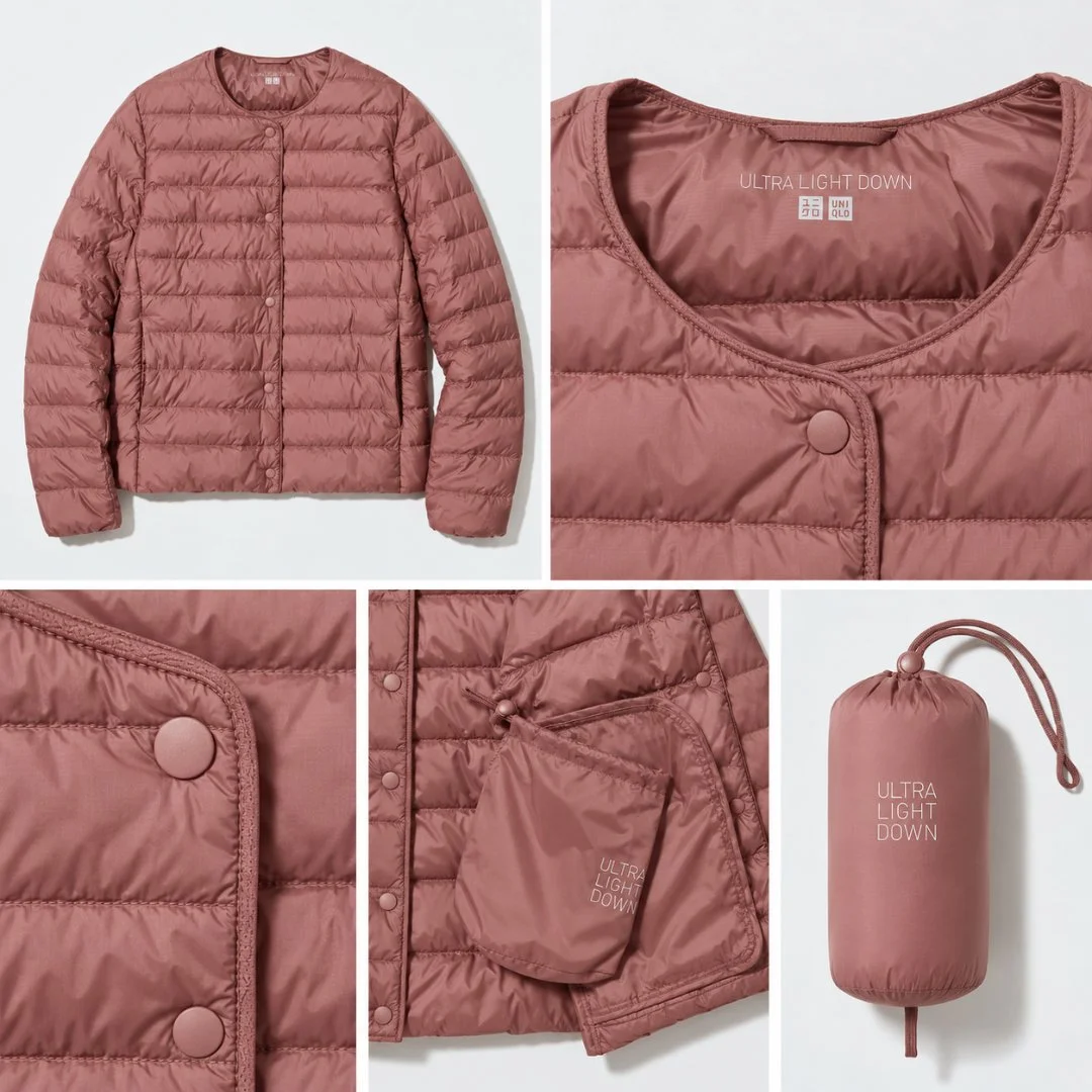 Uniqlo Женская ультралегкая Пуховая Куртка XXL. Европа - миниатюра 2