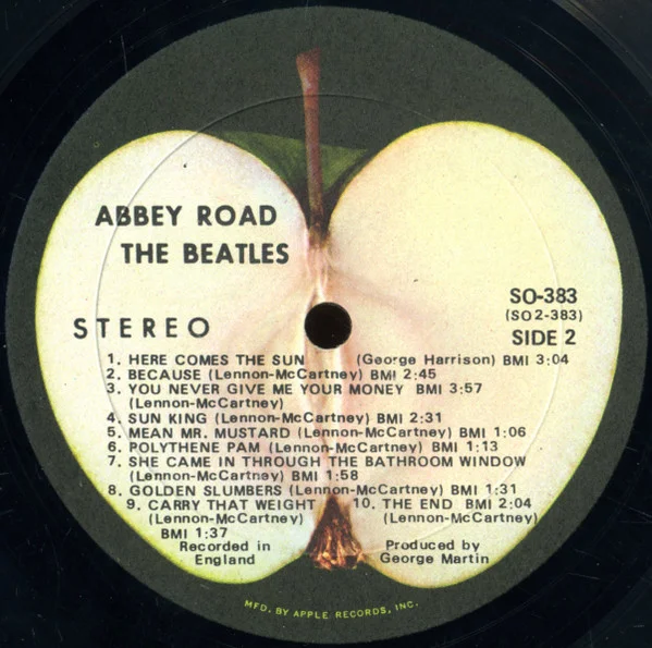 The Beatles – Abbey Road USA 1969 - миниатюра 4