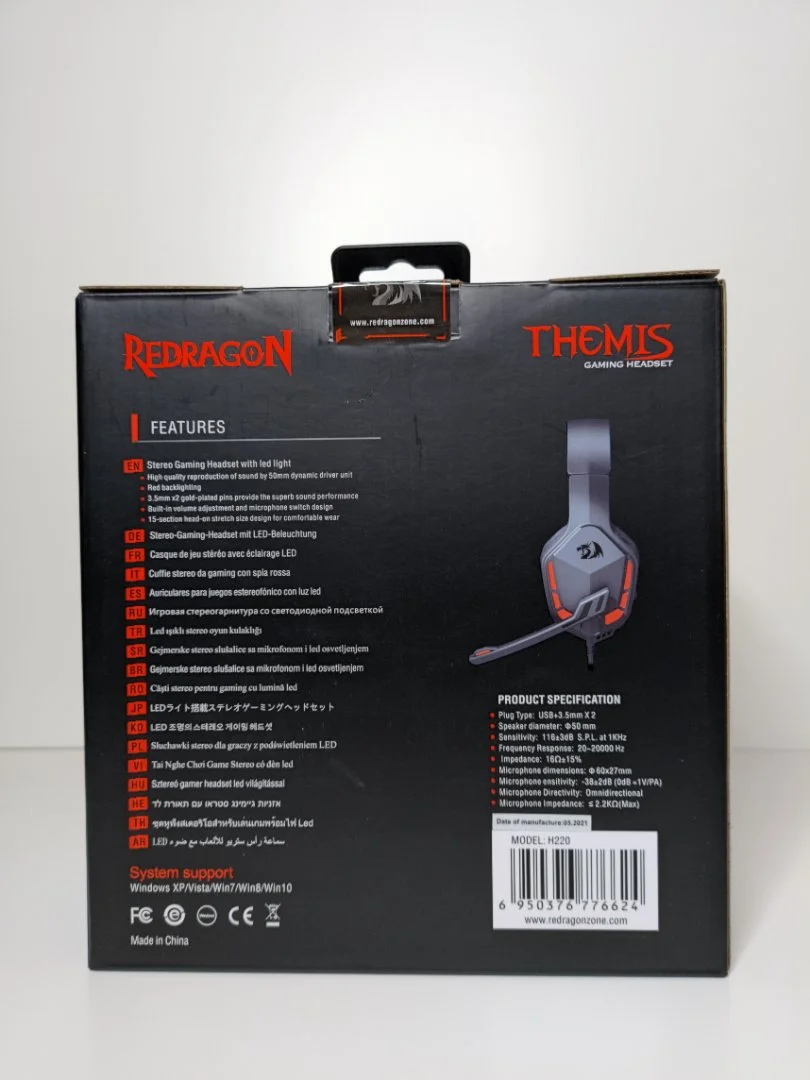 Игровая гарнитура Redragon Themis - миниатюра 2