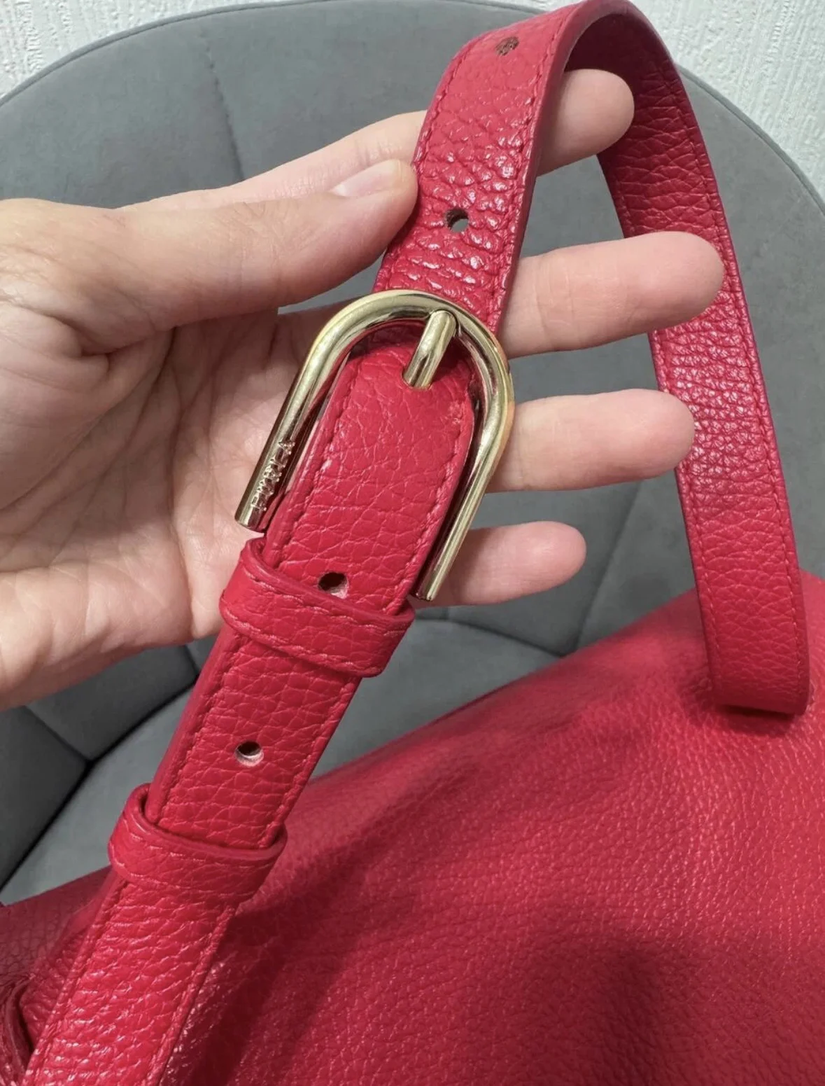 Furla сумка Оригинал ягода шикарная - миниатюра 3