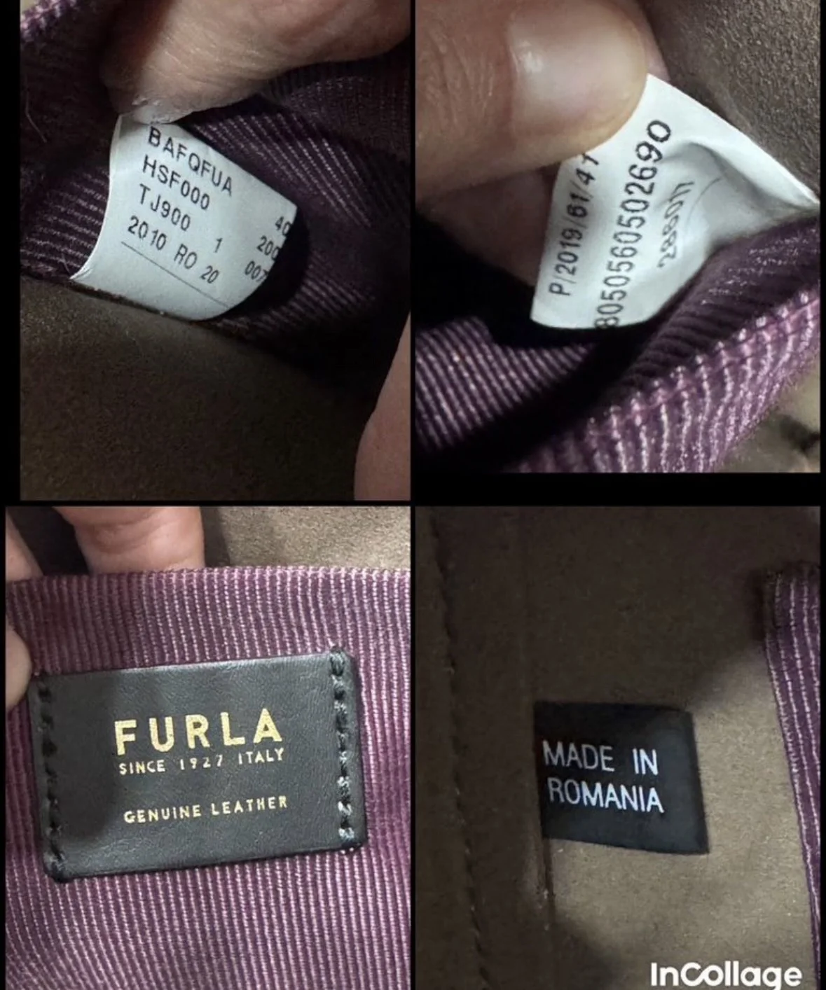 Furla сумка Оригинал ягода шикарная - миниатюра 4