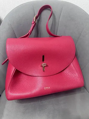 Furla сумка Оригинал ягода шикарная