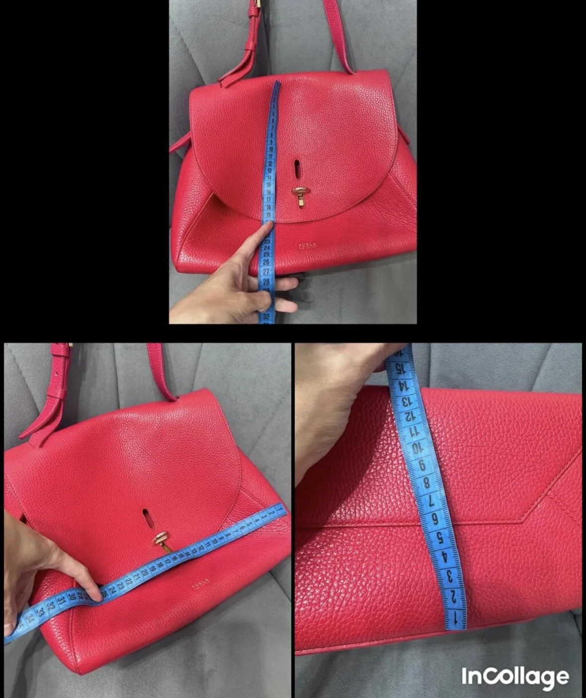 Furla сумка Оригинал ягода шикарная - миниатюра 10